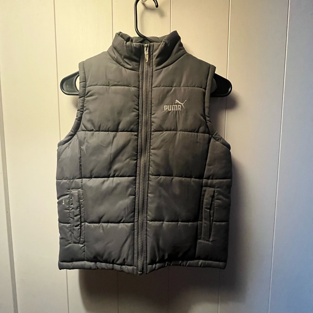 Puma Charcoal Quilted Vest